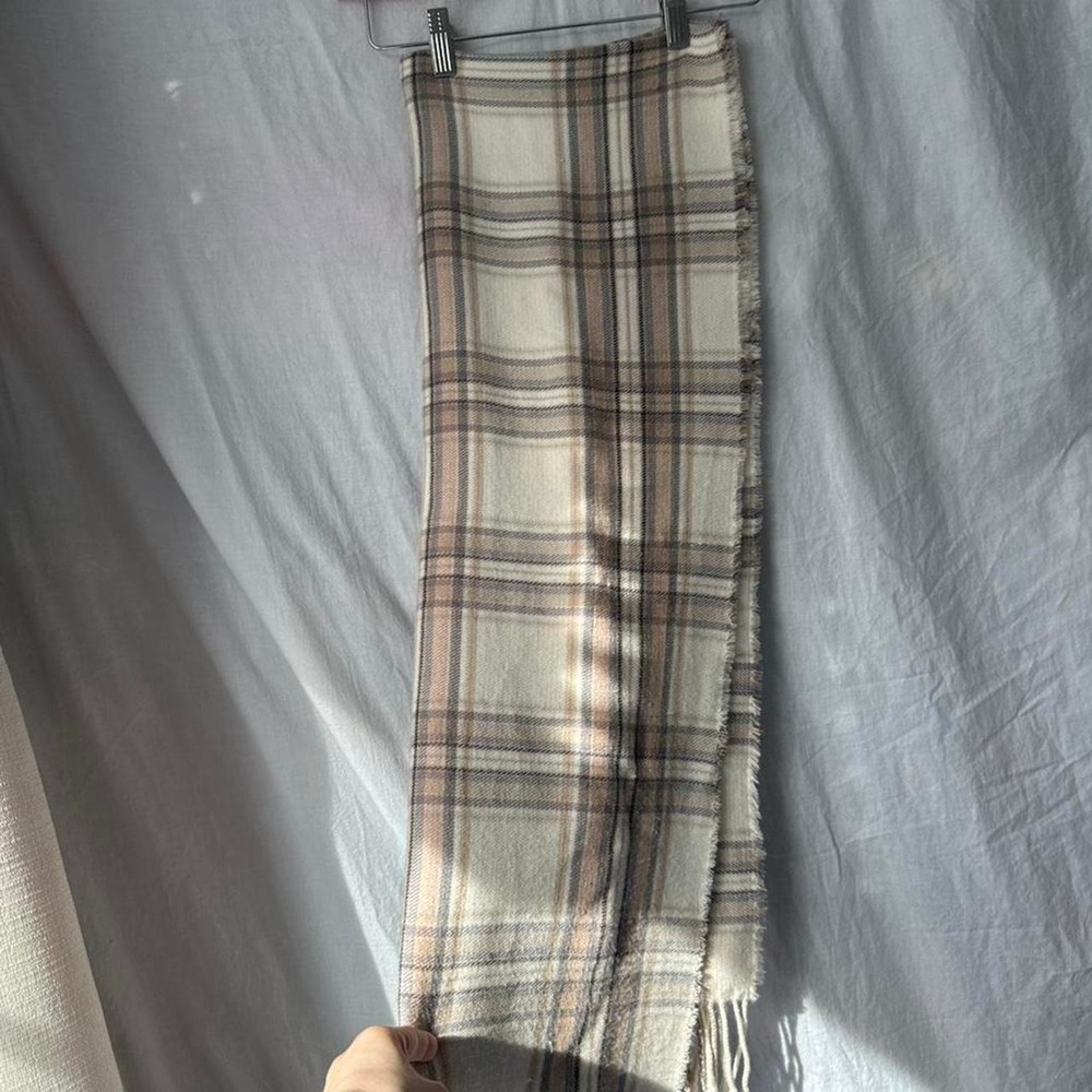 Abercrombie & Fitch soft plaid winter scarf